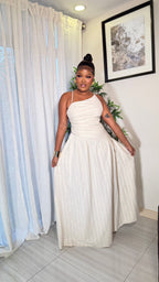 THE BELLE MAXI DRESS (NUDE)