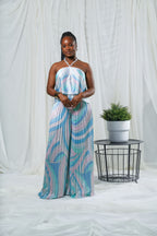 Amora Pants Set (Blue Multi)